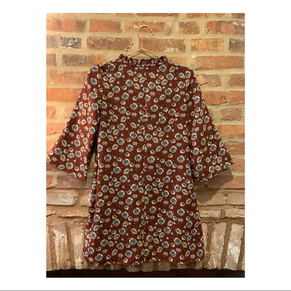 Mango 70s Style Floral Mini Dress - Picture 5 of 6